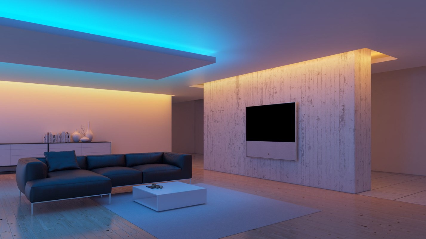 Sala con cinta Led