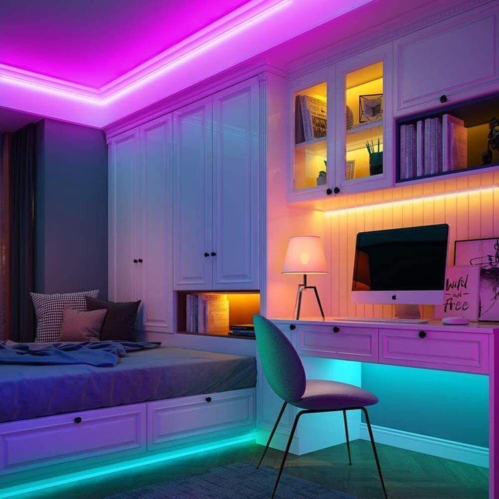 CUARTO CON LUZ RGB