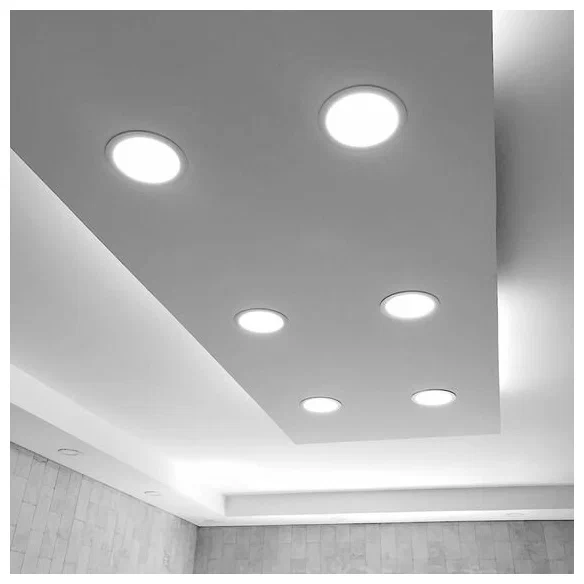 panel redondo led