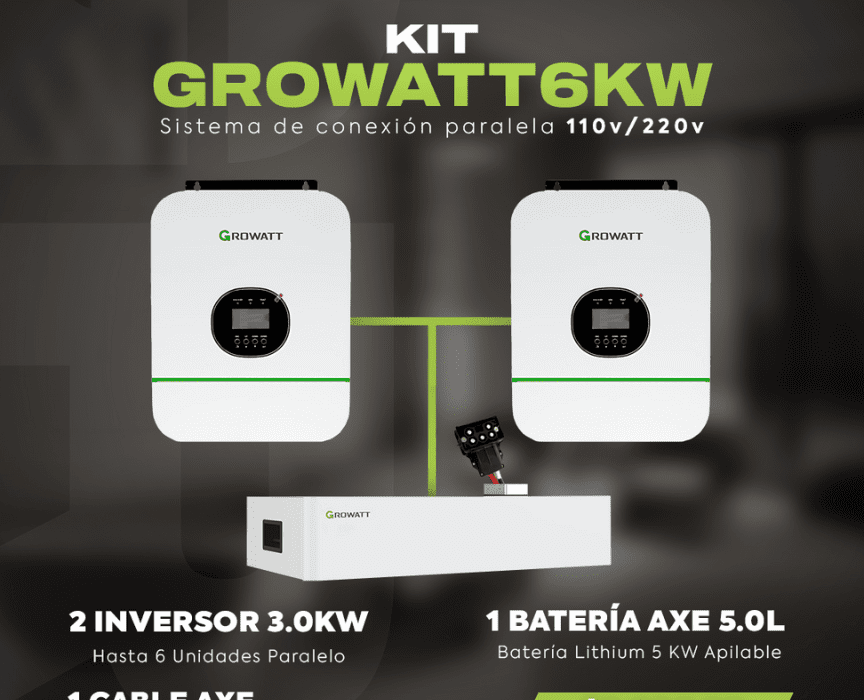 Kit inversor growatts