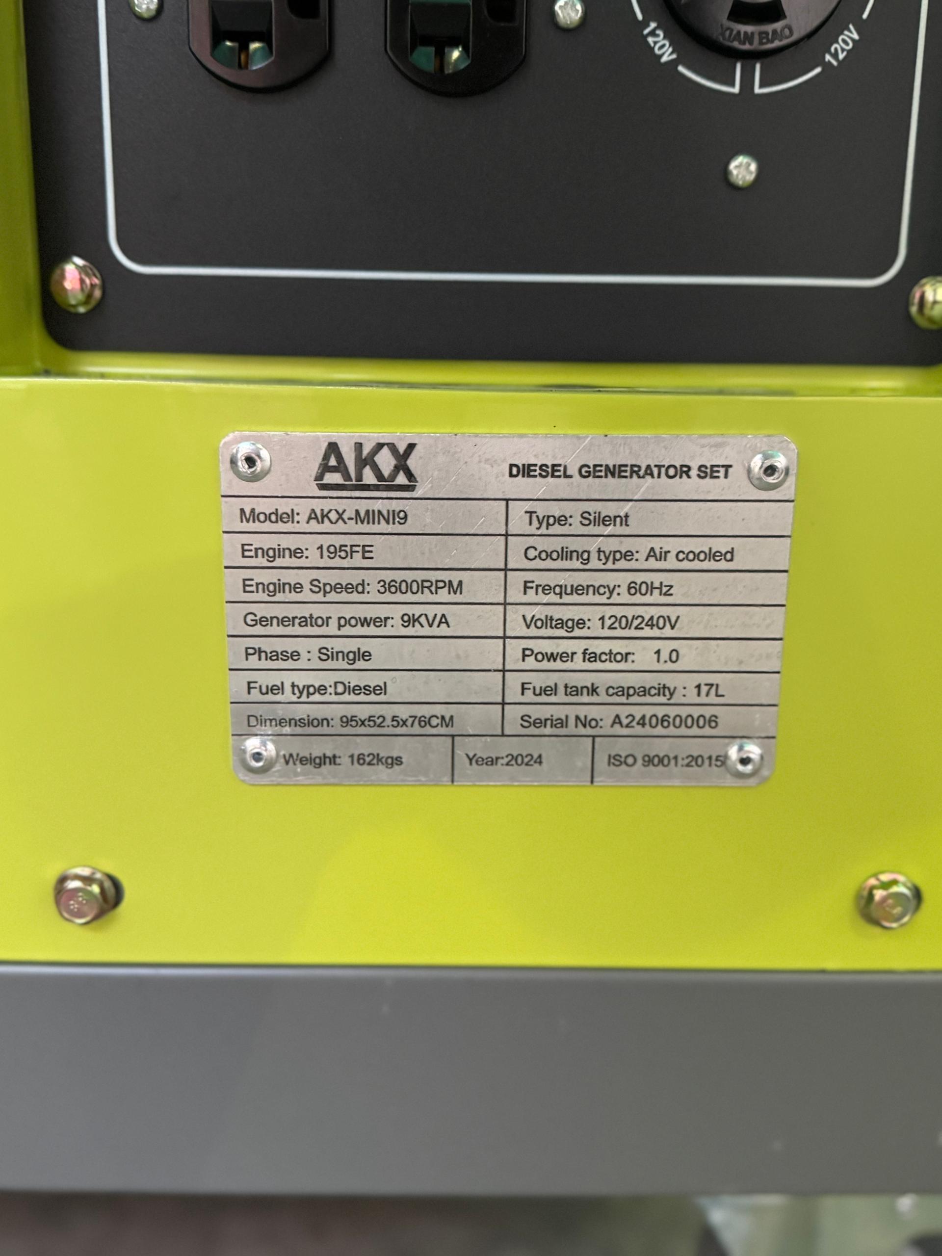 AKX 9KVA.